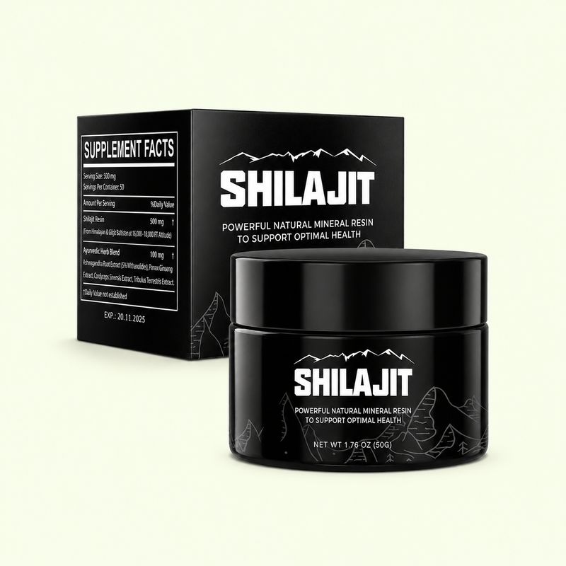 Pure Himalayan Shilajit Resin (Organic & Ultra-Pure)