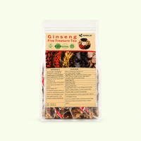 Premium Ginseng Five Treasures Herbal Tea – Sugar-Free Vitality & Energy Booster for Men
