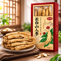 Premium Dried White Ginseng Roots – Executive Gift Box Packaging
