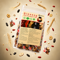 Premium Ginseng Five Treasures Herbal Tea – Sugar-Free Vitality & Energy Booster for Men