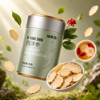 Premium American Ginseng Slices (50g) – Sun-Dried Herbal Tea