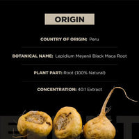 High Potency Black Maca Root Capsules (60 Veg Capsules) – Men’s Vitality & Stamina Booster