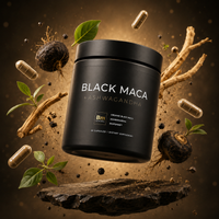 High Potency Black Maca Root Capsules (60 Veg Capsules) – Men’s Vitality & Stamina Booster