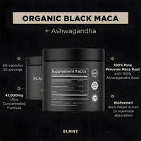 High Potency Black Maca Root Capsules (60 Veg Capsules) – Men’s Vitality & Stamina Booster